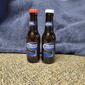 Bub Light 7oz Salt & Pepper Shakers Glass Bottles